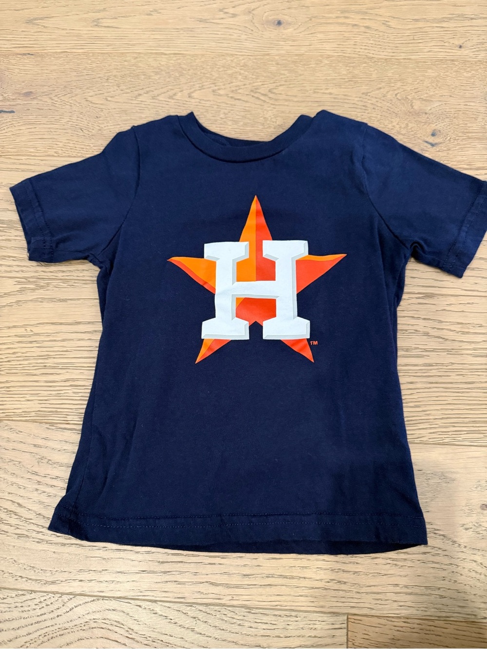 Houston Astros Toddler T-Shirt Size 3T Navy MLB Genuine Merchandise Logo